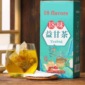 thé naturel en sachets – 18 plantes